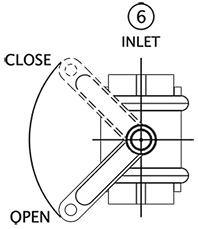 Apparatus Valves - Traditional Apparatus - Optional Handle Positions (800 and 2800 Series) #6